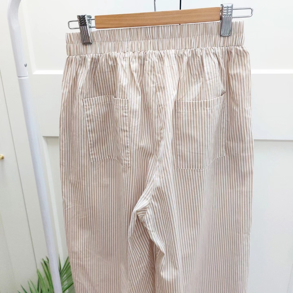 PrettyLittleThing pin striped wide leg trousers size 8 BNWT - Picture 7 of 9